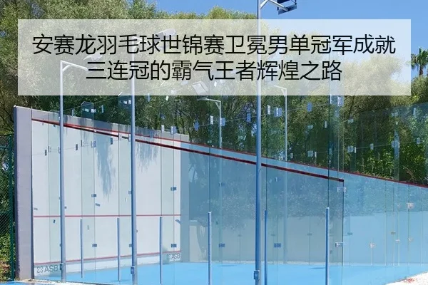 安赛龙羽毛球世锦赛卫冕男单冠军成就三连冠的霸气王者辉煌之路